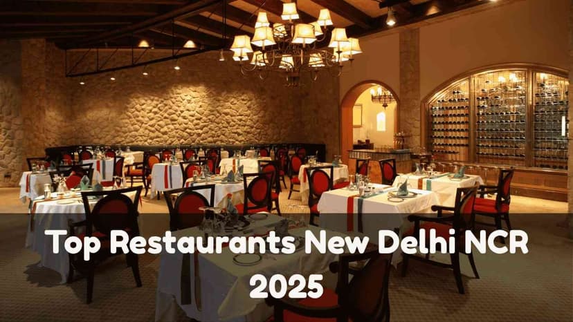 Top Restaurants New Delhi NCR 2025 – Curated Dining Guide
